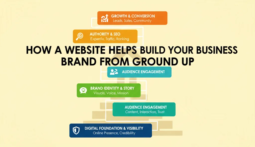 How a Website Helps Build Your Business Brand from Ground Up