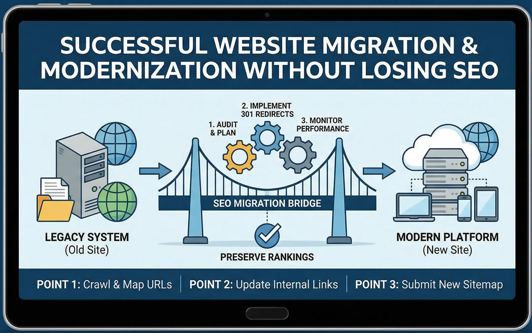 How to Successfully Migrate Websites & Modernize Legacy Systems Without Losing SEO