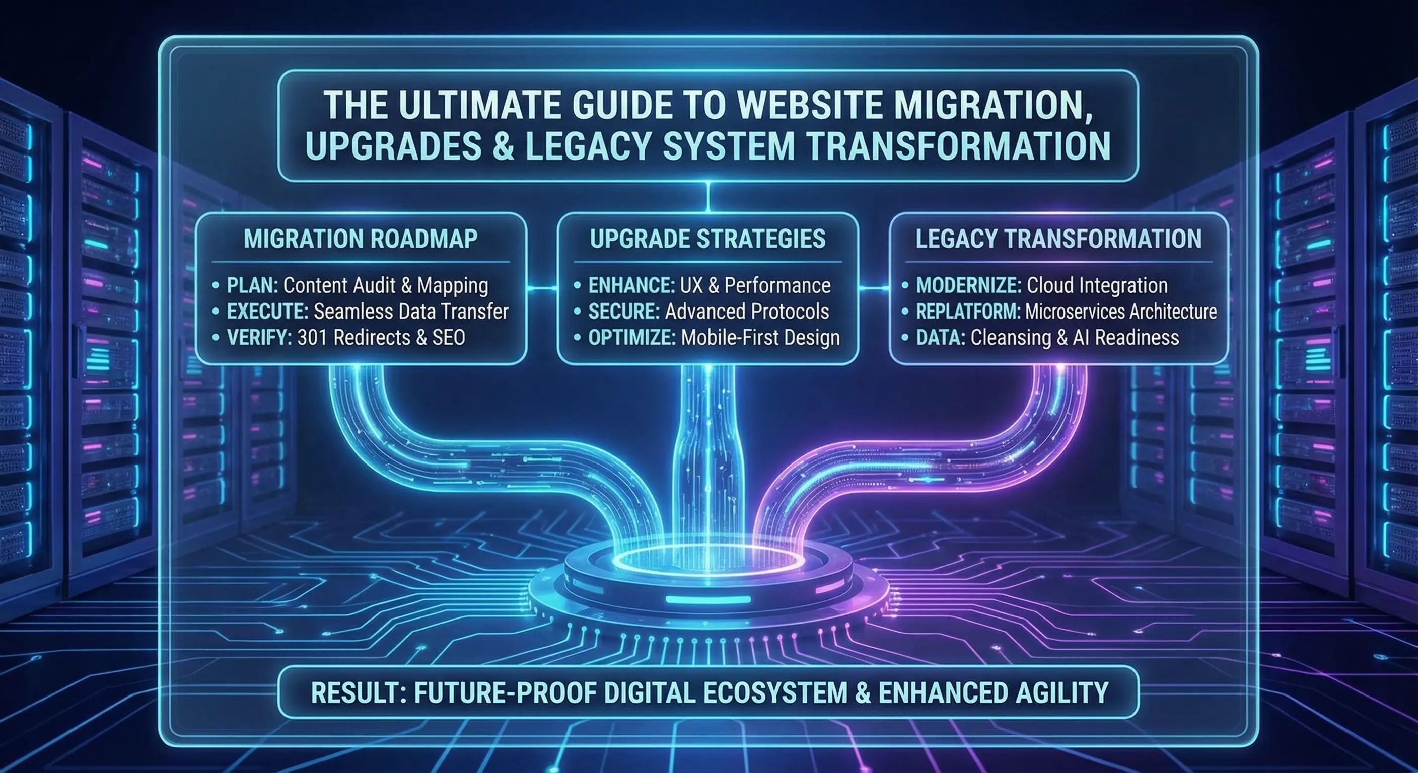 The Ultimate Guide to Website Migration, Upgrades & Legacy System Transformation